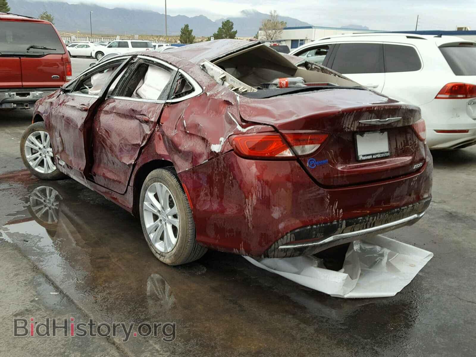 2016 CHRYSLER 200 - VIN: 1C3CCCAB7GN106159 - Фото 3
