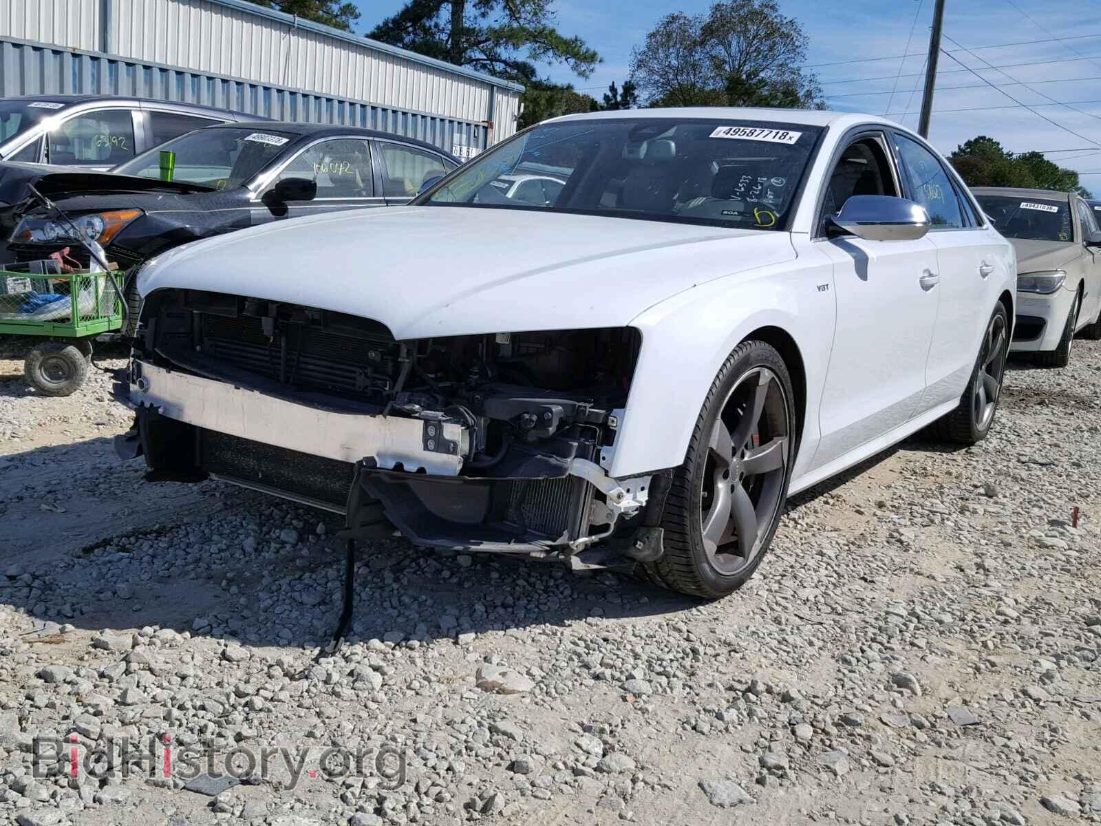 2014 AUDI S8 - VIN: WAUD2AFD4EN006533 - Фото 2