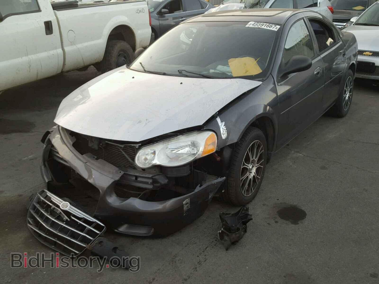 2004 CHRYSLER SEBRING - VIN: 1C3EL56R94N307308 - Фото 2