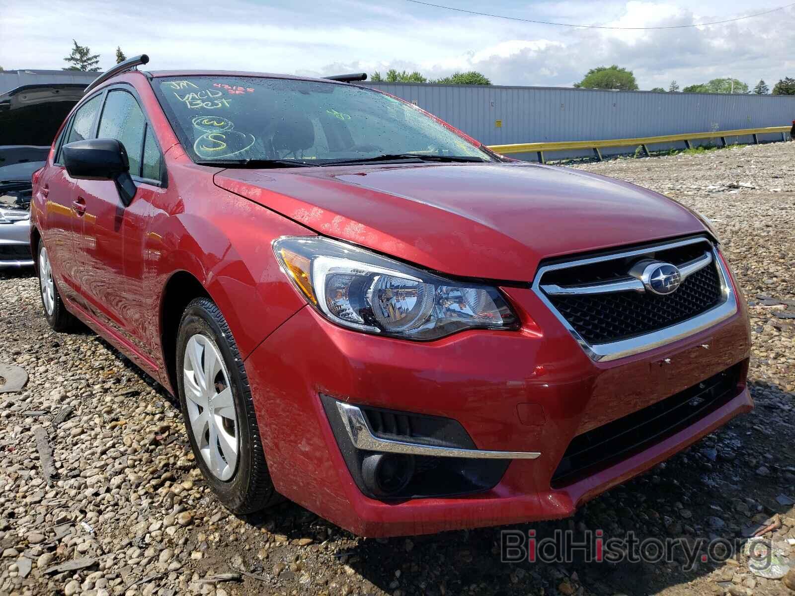 Фотография JF1GPAA63G8237103 - SUBARU IMPREZA 2016