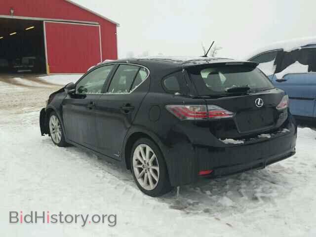 2012 LEXUS CT 200 - VIN: JTHKD5BH7C2060961 - Фото 3