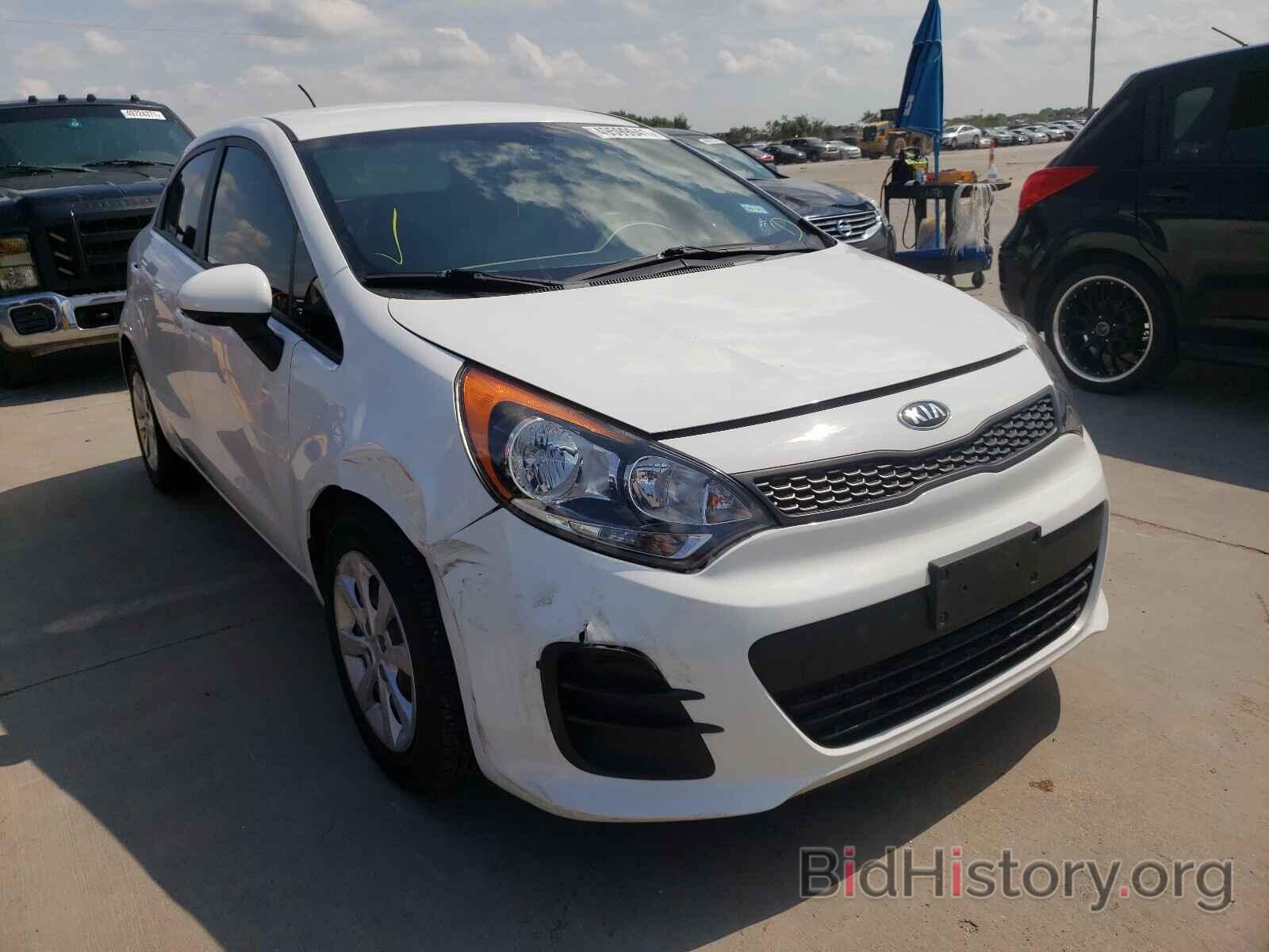 Фотография KNADM5A30G6668171 - KIA RIO 2016