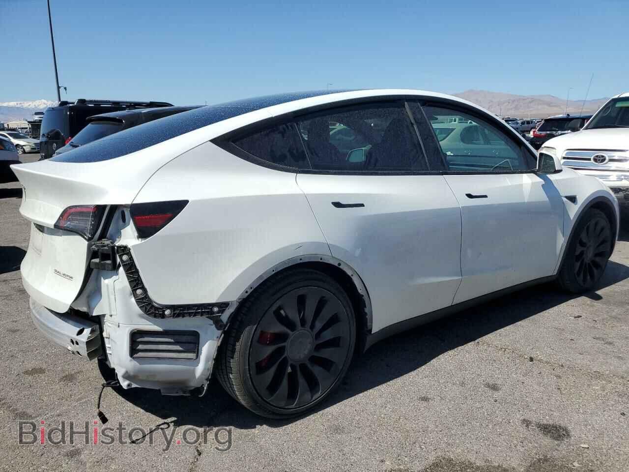 2022 TESLA MODEL Y - VIN: 7SAYGDEF2NF407736 - Фото 3