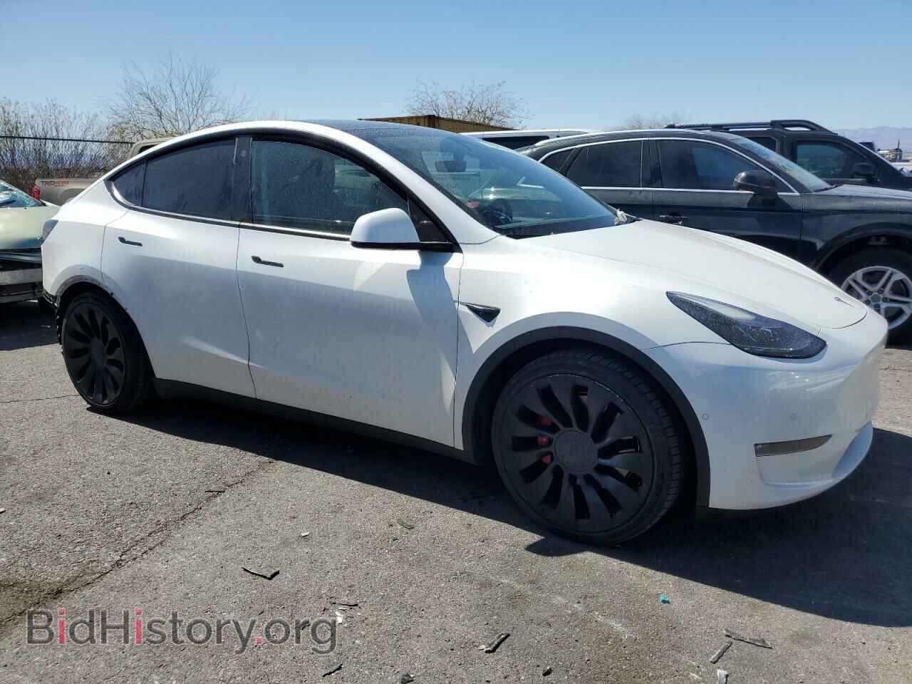 2022 TESLA MODEL Y - VIN: 7SAYGDEF2NF407736 - Фото 4