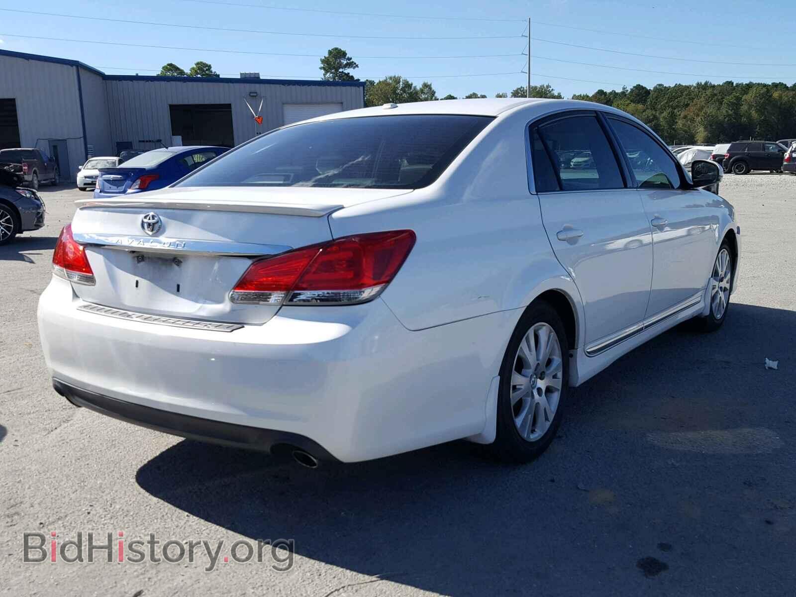 2012 TOYOTA AVALON - VIN: 4T1BK3DBXCU466768 - Фото 4