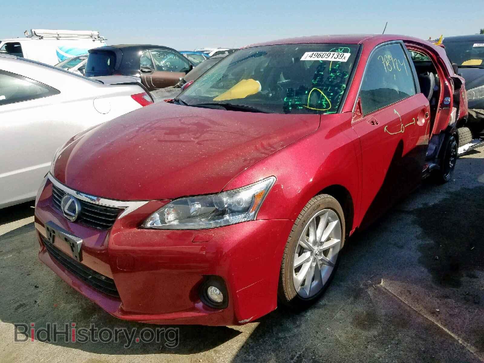 2011 LEXUS CT 200 - VIN: JTHKD5BH9B2000808 - Фото 2
