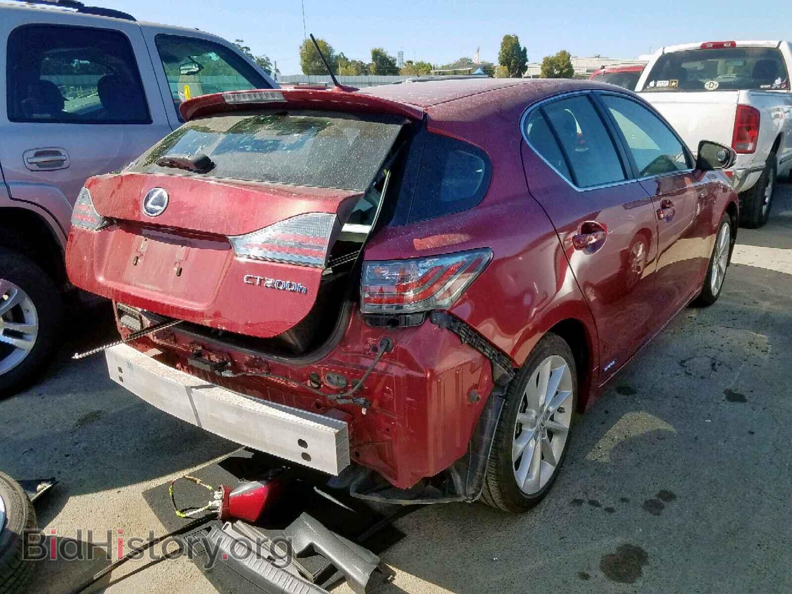 2011 LEXUS CT 200 - VIN: JTHKD5BH9B2000808 - Фото 4