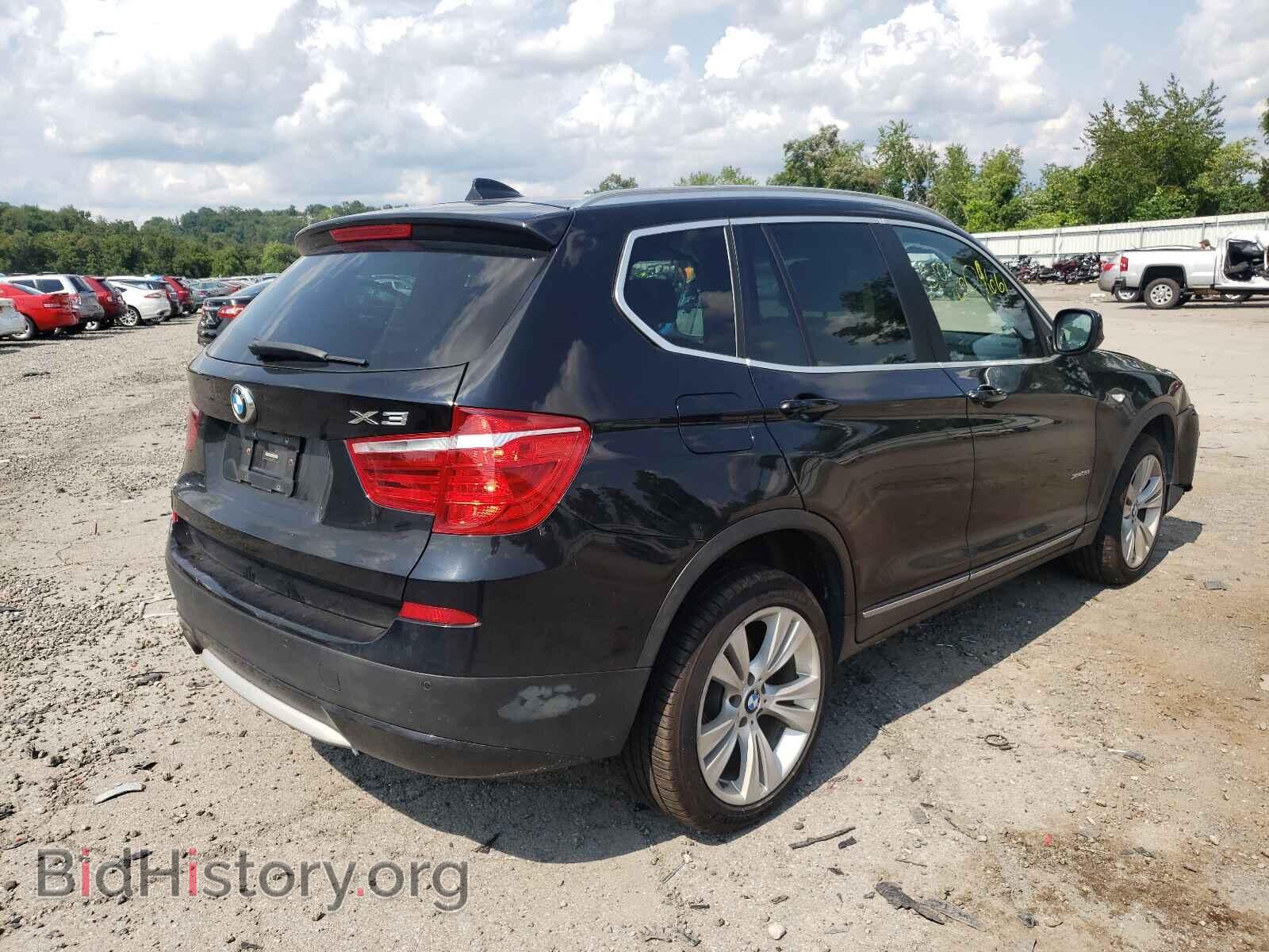 2012 BMW X3 - VIN: 5UXWX7C51CL889382 - Фото 4