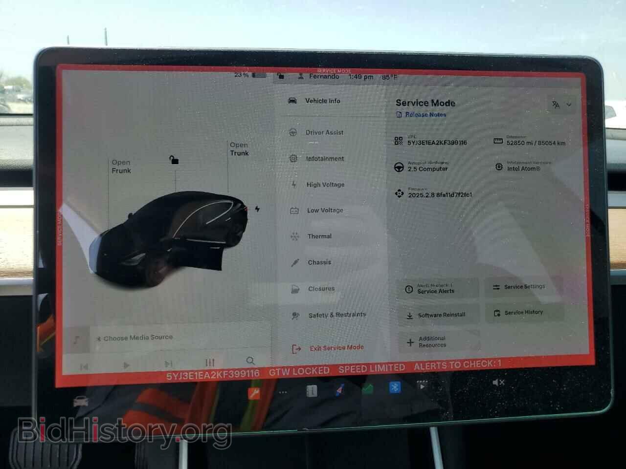 2019 TESLA MODEL 3 - VIN: 5YJ3E1EA2KF399116 - Фото 9
