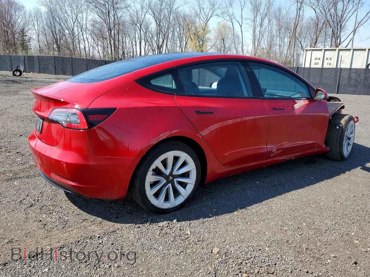 2022 TESLA MODEL 3 - VIN: 5YJ3E1EA3NF372575 - Photo 3