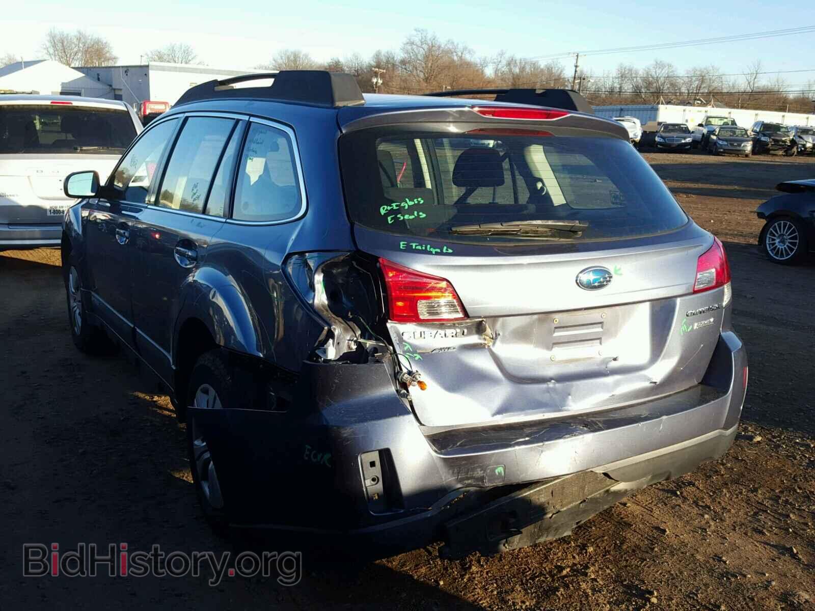 2014 SUBARU OUTBACK - VIN: 4S4BRBAC4E3239426 - Фото 3