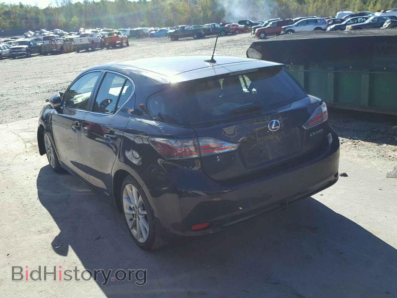 2011 LEXUS CT 200 - VIN: JTHKD5BH7B2038411 - Фото 3