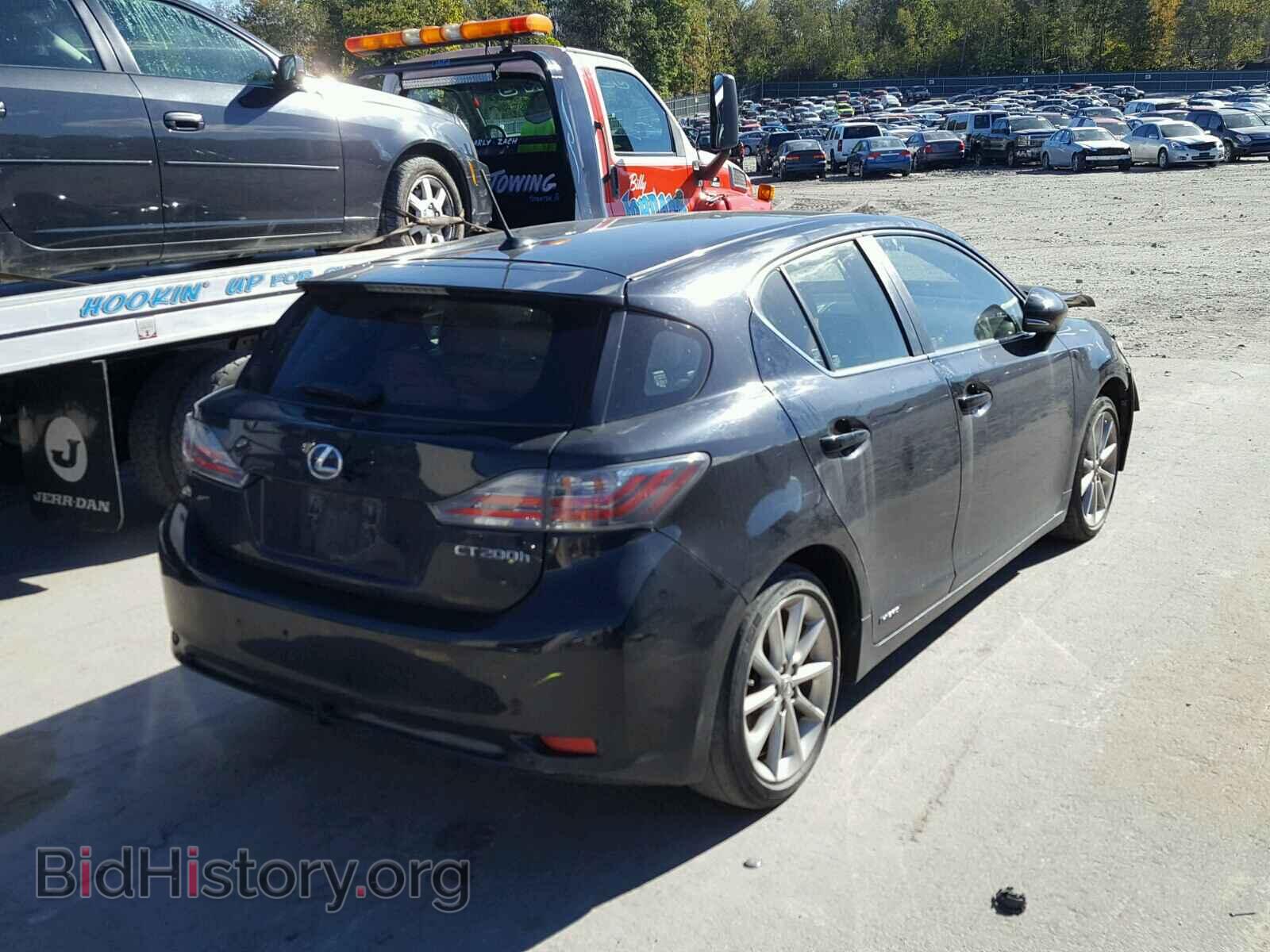 2011 LEXUS CT 200 - VIN: JTHKD5BH7B2038411 - Фото 4