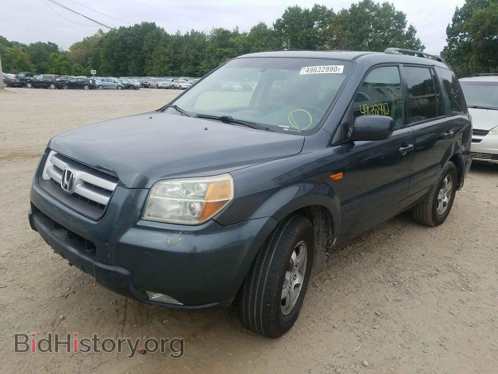 2006 HONDA PILOT - VIN: 2HKYF18606H520954 - Фото 2