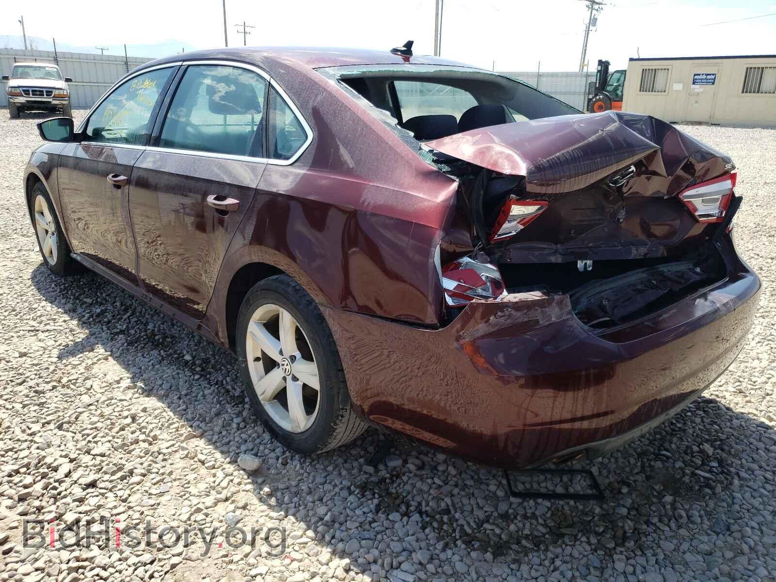 2013 VOLKSWAGEN PASSAT - VIN: 1VWBP7A32DC095961 - Фото 3