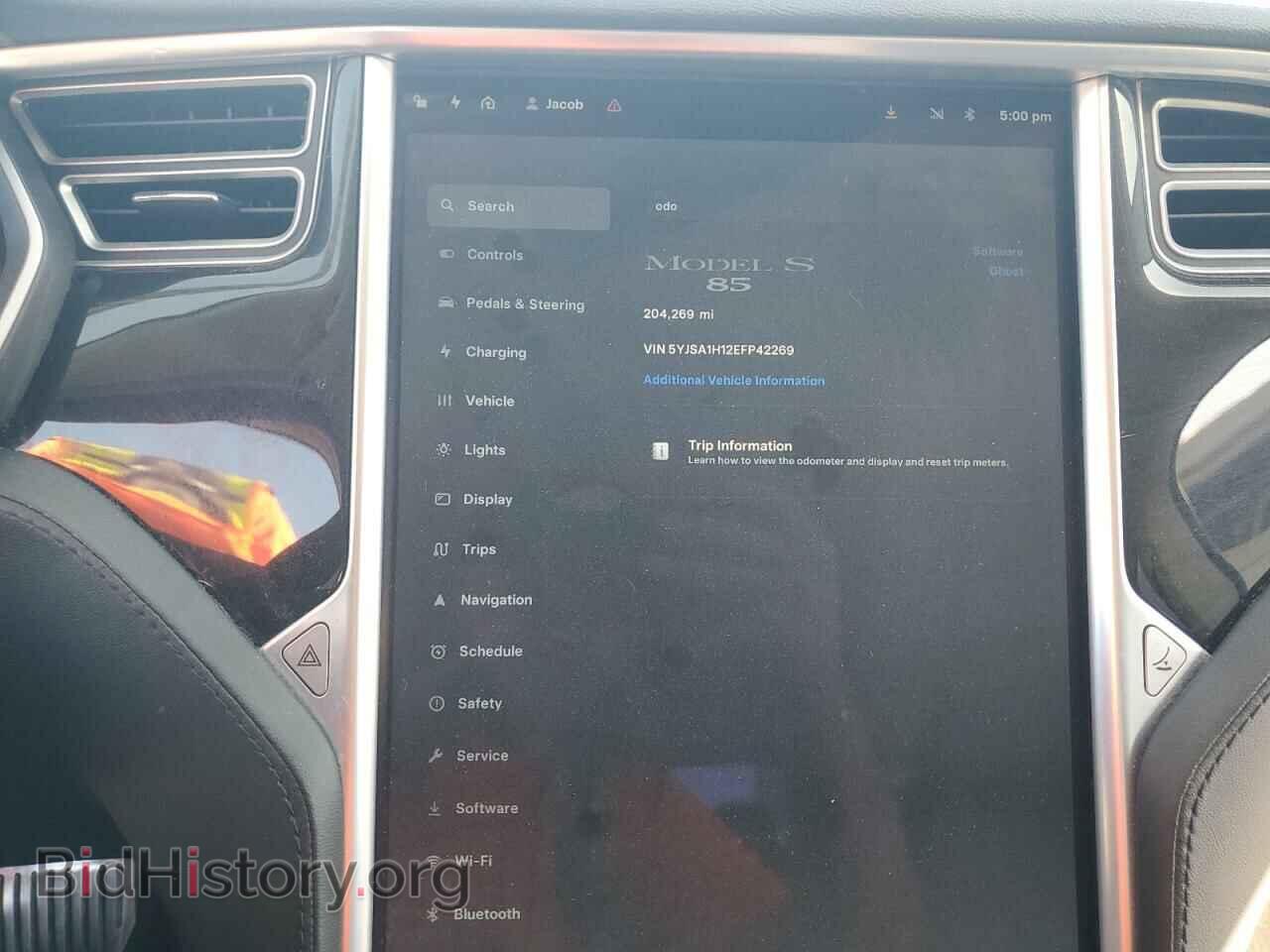 2014 TESLA MODEL S - VIN: 5YJSA1H12EFP42269 - Photo 9