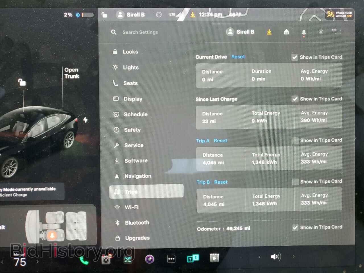 2022 TESLA MODEL 3 - VIN: 5YJ3E1EB9NF134819 - Фото 9