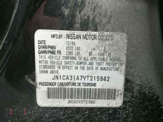 2000 NISSAN MAXIMA - VIN: JN1CA31A7YT215942 - Фото 10