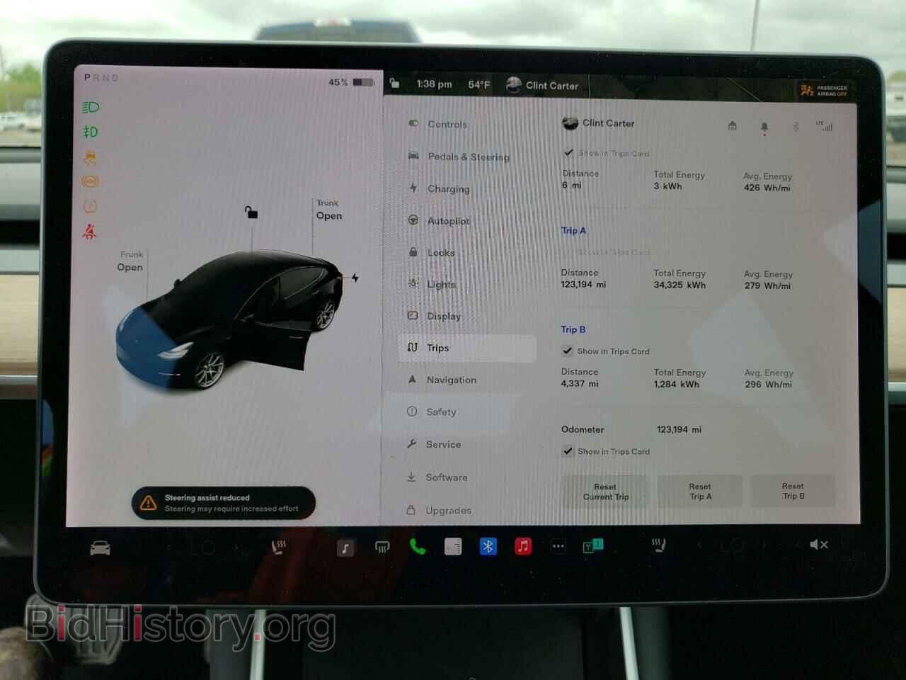 2019 TESLA MODEL 3 - VIN: 5YJ3E1EB7KF432300 - Фото 9