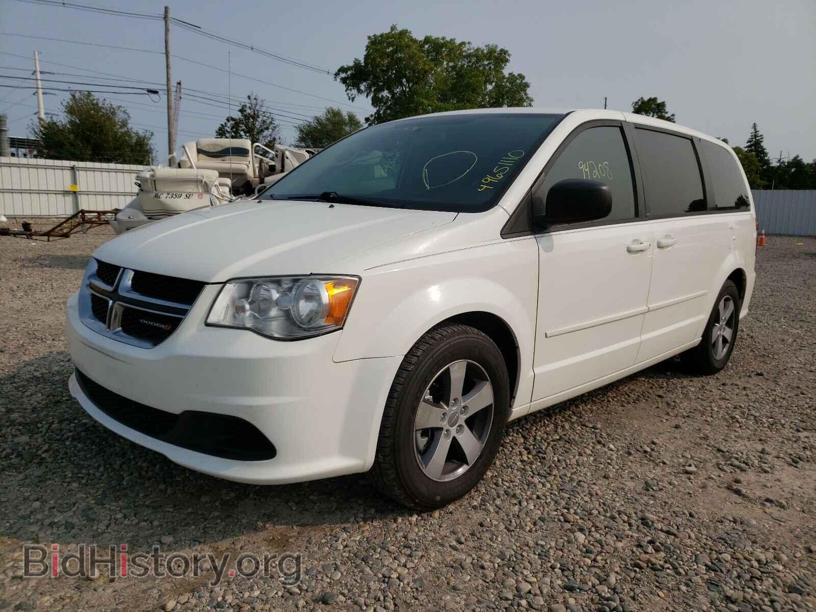 2013 DODGE CARAVAN - VIN: 2C4RDGBG6DR762548 - Фото 2