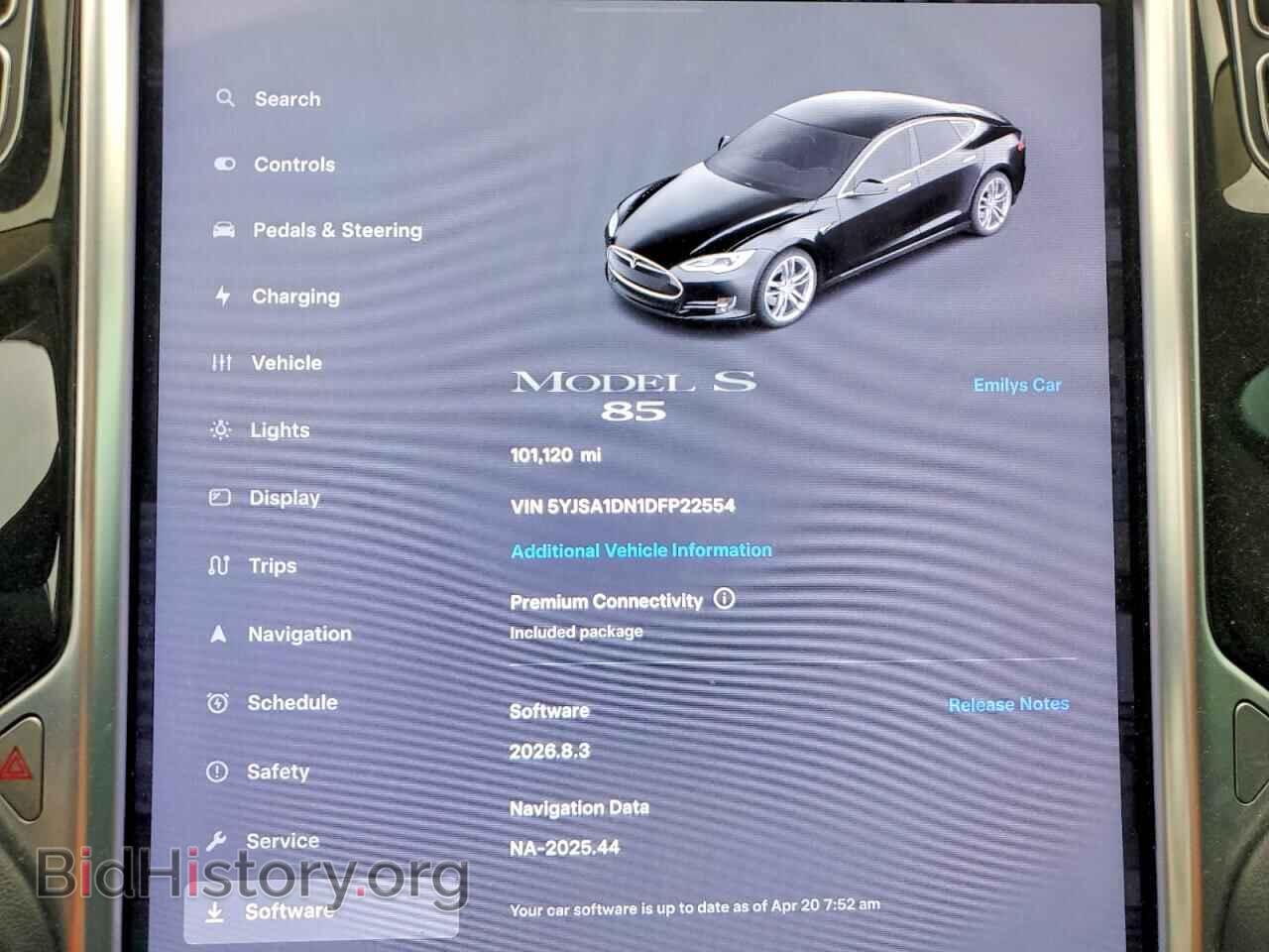 2013 TESLA MODEL S - VIN: 5YJSA1DN1DFP22554 - Фото 9