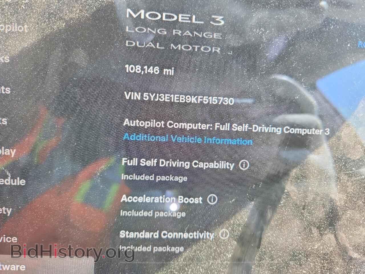 2019 TESLA MODEL 3 - VIN: 5YJ3E1EB9KF515730 - Photo 9