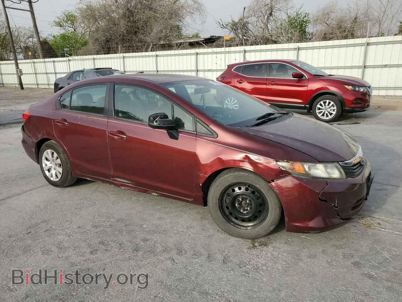 2012 HONDA CIVIC - VIN: 2HGFB2F55CH606043 - Фото 4
