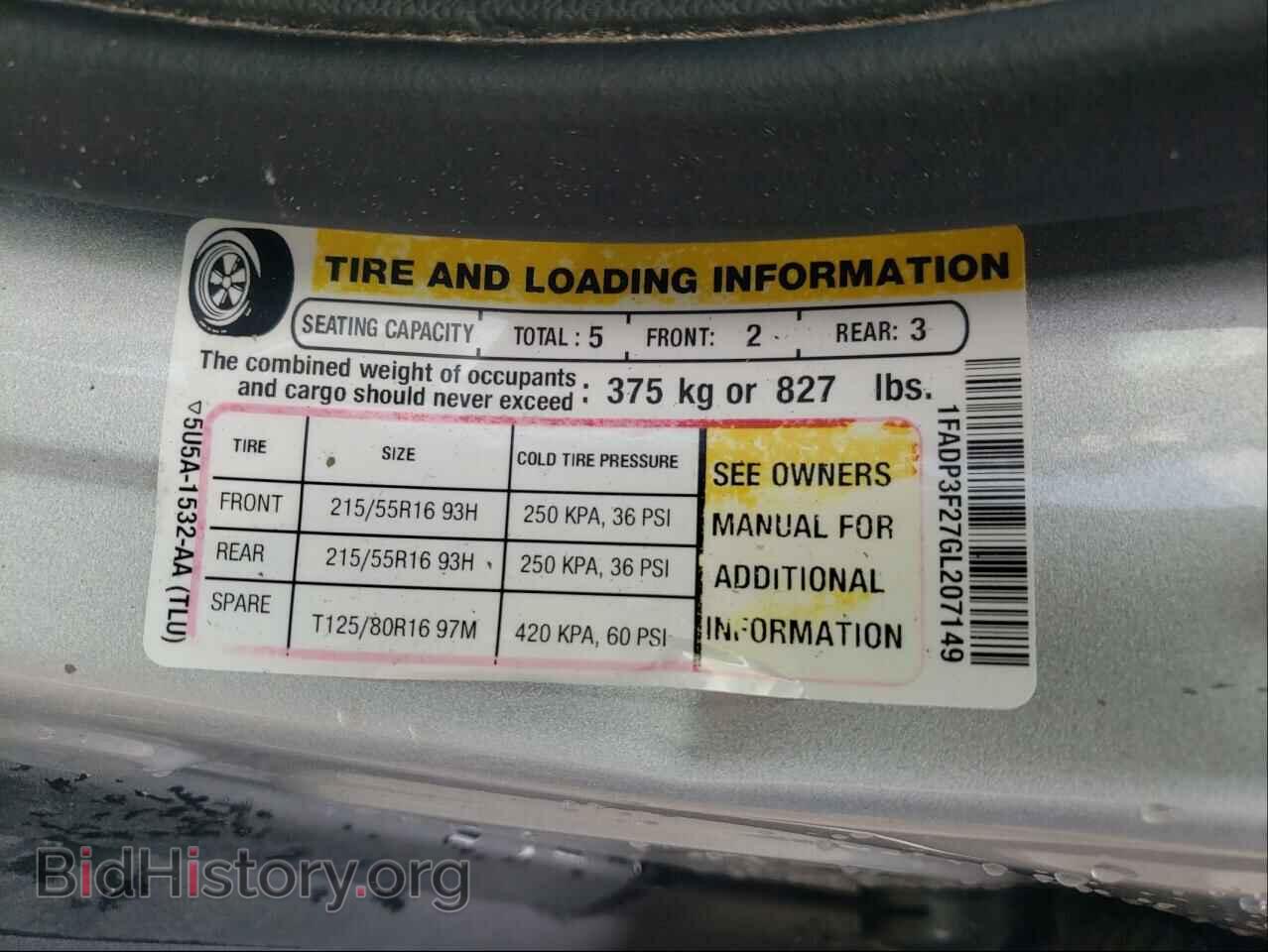 2016 FORD FOCUS - VIN: 1FADP3F27GL207149 - Photo 10