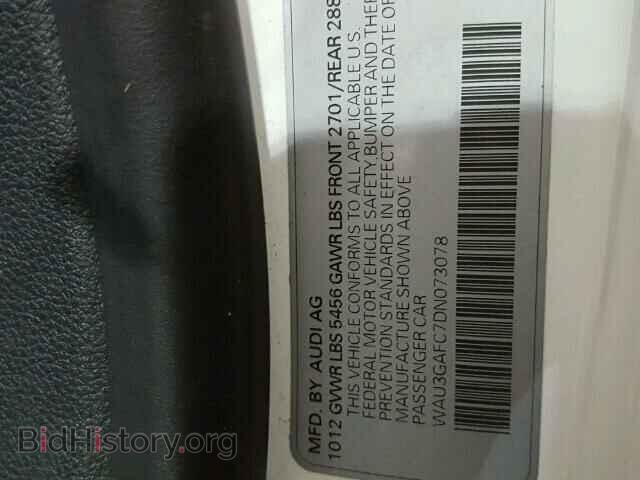2013 AUDI A7 - VIN: WAU3GAFC7DN073078 - Photo 10