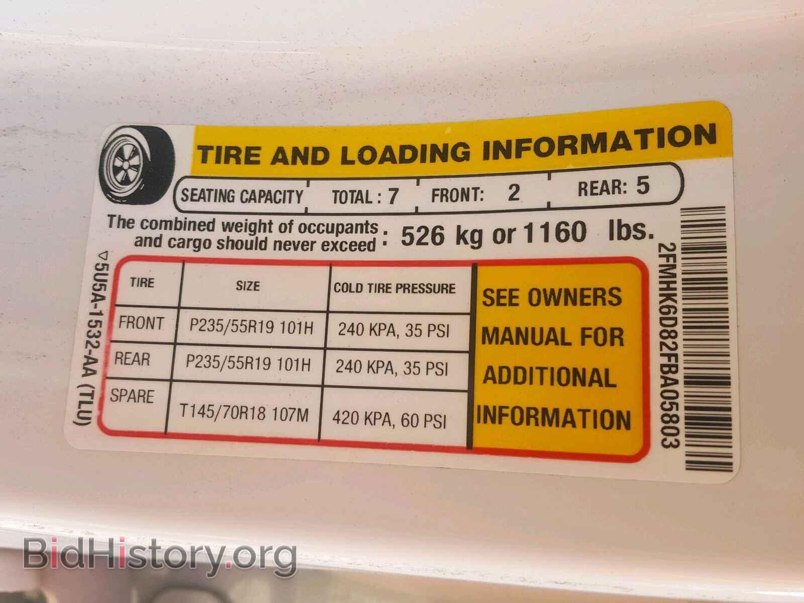 2015 FORD FLEX LIMIT - VIN: 2FMHK6D82FBA05803 - Фото 10