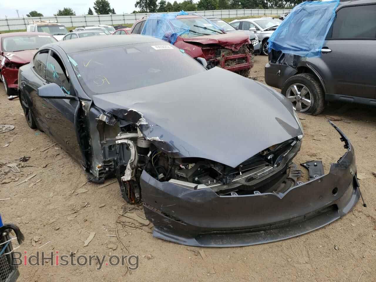 Photo 5YJSA1E65MF437458 - TESLA MODEL S 2021