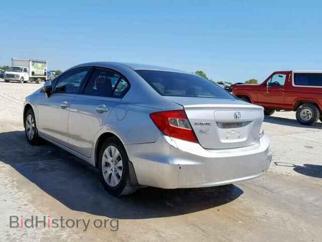 2012 HONDA CIVIC LX - VIN: 19XFB2F51CE091326 - Фото 3