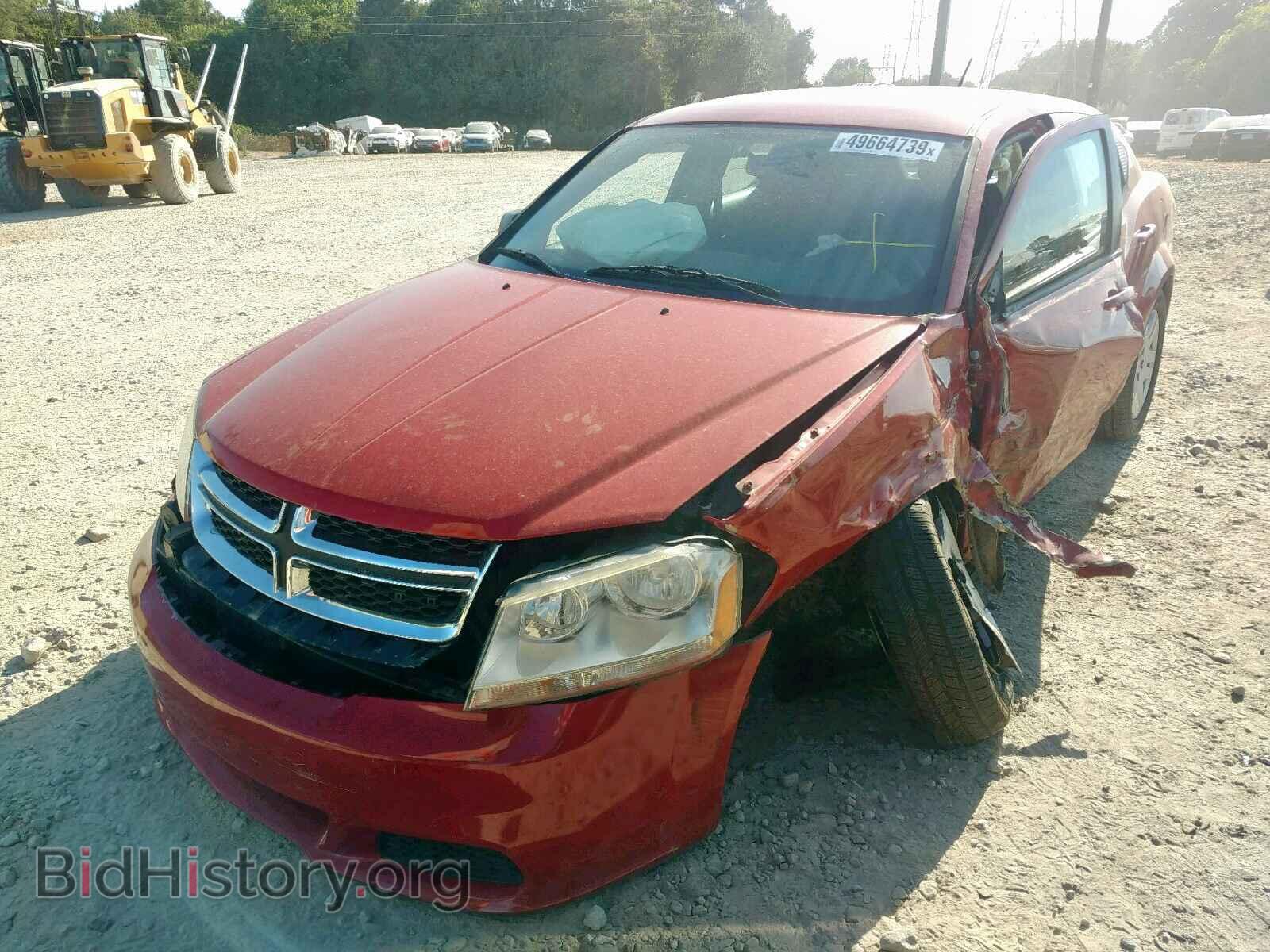 2012 DODGE AVENGER - VIN: 1C3CDZAB7CN168252 - Фото 2