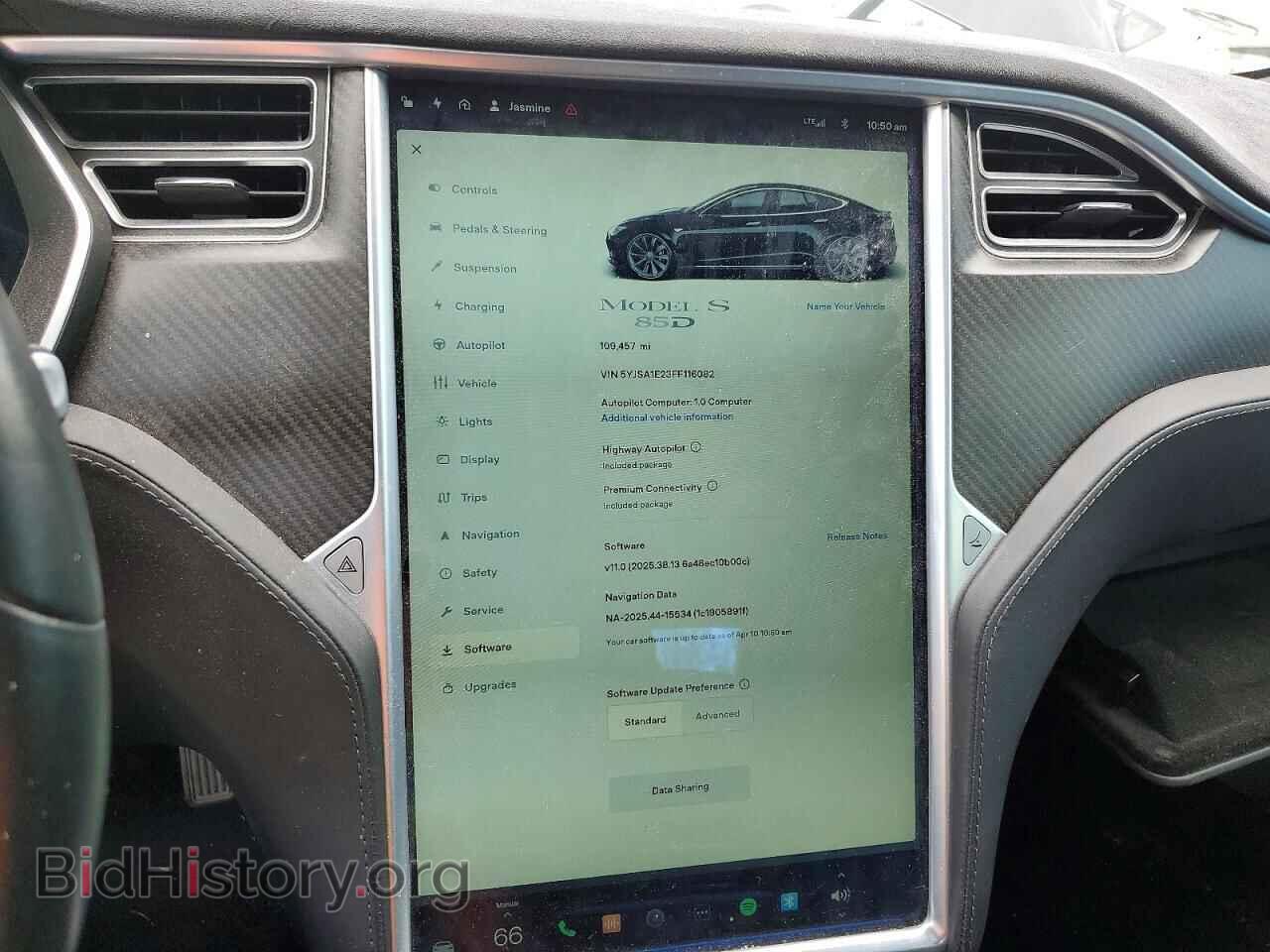 2015 TESLA MODEL S - VIN: 5YJSA1E23FF116082 - Photo 9