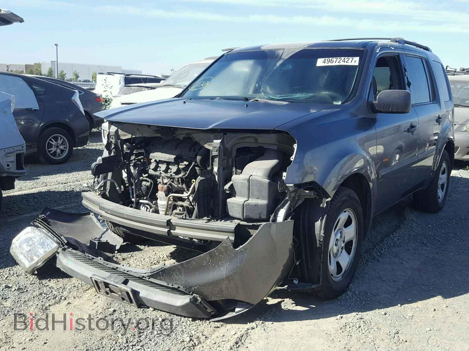 2012 HONDA PILOT - VIN: 5FNYF3H21CB032910 - Фото 2