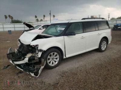 2010 Ford FLEX Flex SE, white — VIN 2FMGK5BC5ABD03980, Copart