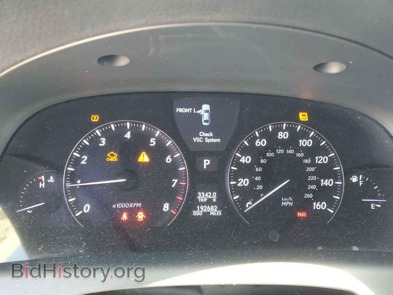 2008 LEXUS LS460 - VIN: JTHBL46F285075475 - Фото 9