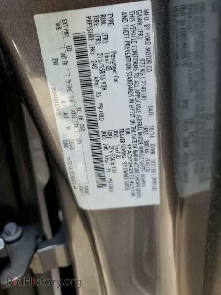 2014 FORD FOCUS - VIN: 1FADP3K2XEL425136 - Photo 13
