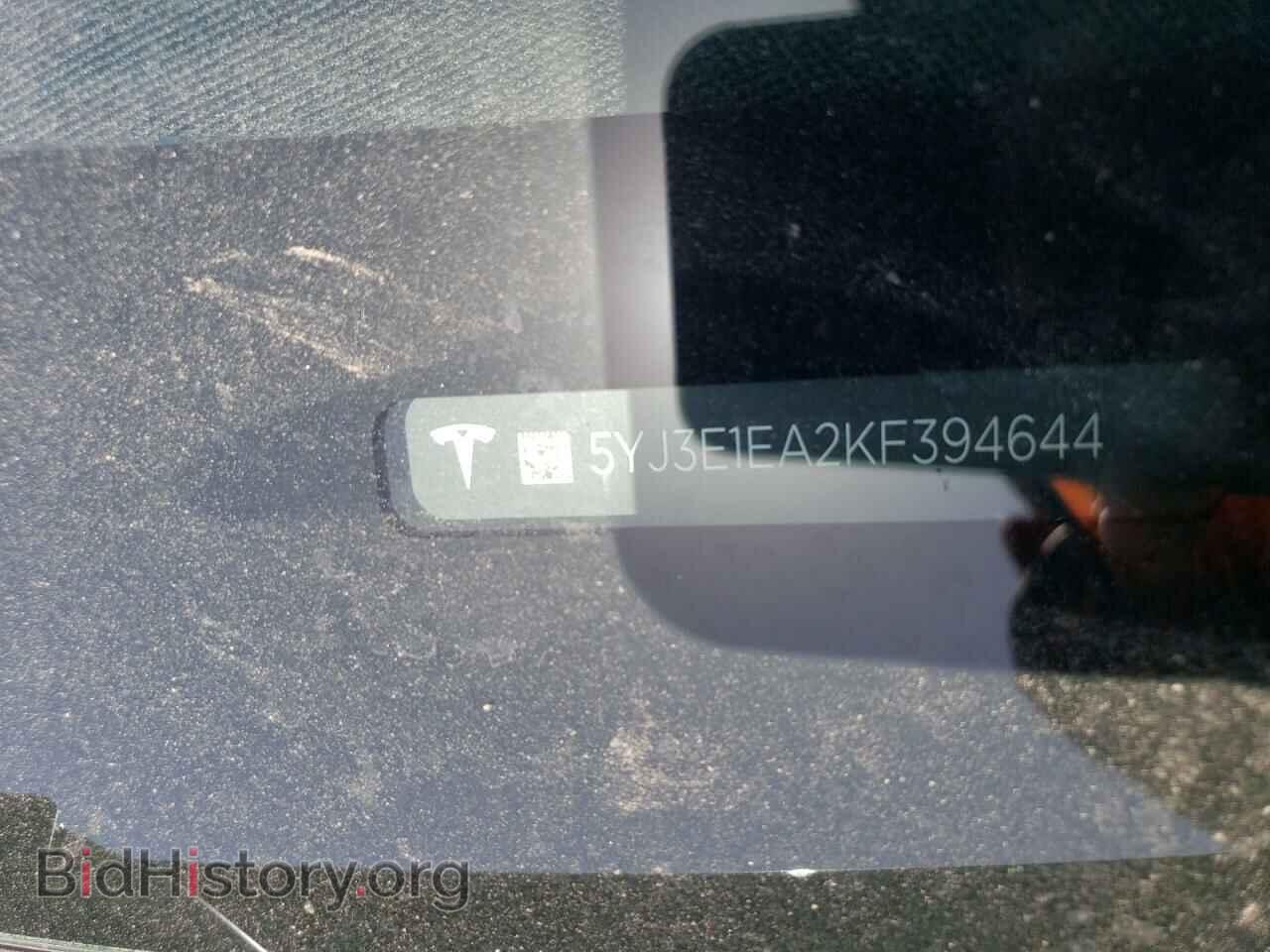 2019 TESLA MODEL 3 - VIN: 5YJ3E1EA2KF394644 - Photo 12