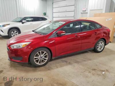 2016 Ford FOCUS SE, red — VIN 1FADP3F21GL289217, Copart
