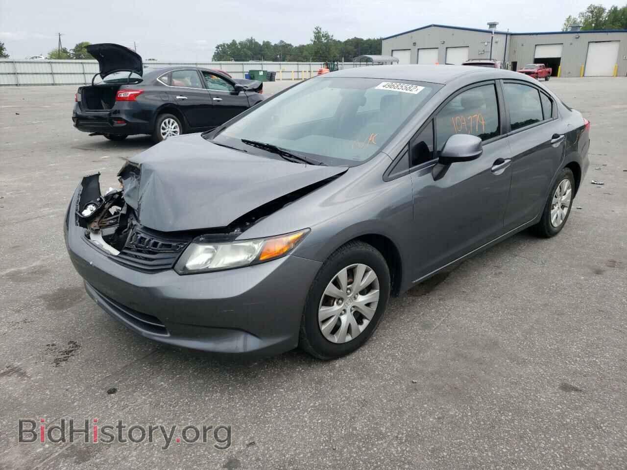 2012 HONDA CIVIC - VIN: 2HGFB2F50CH525919 - Photo 2