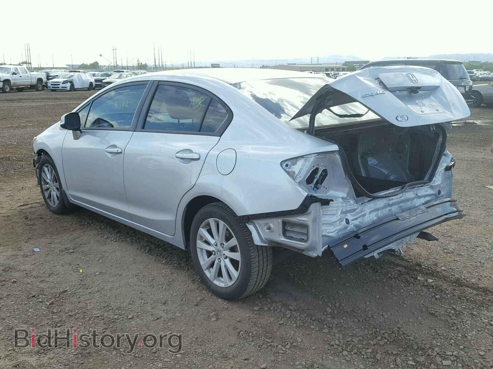 2012 HONDA CIVIC - VIN: 2HGFB2F87CH600125 - Фото 3