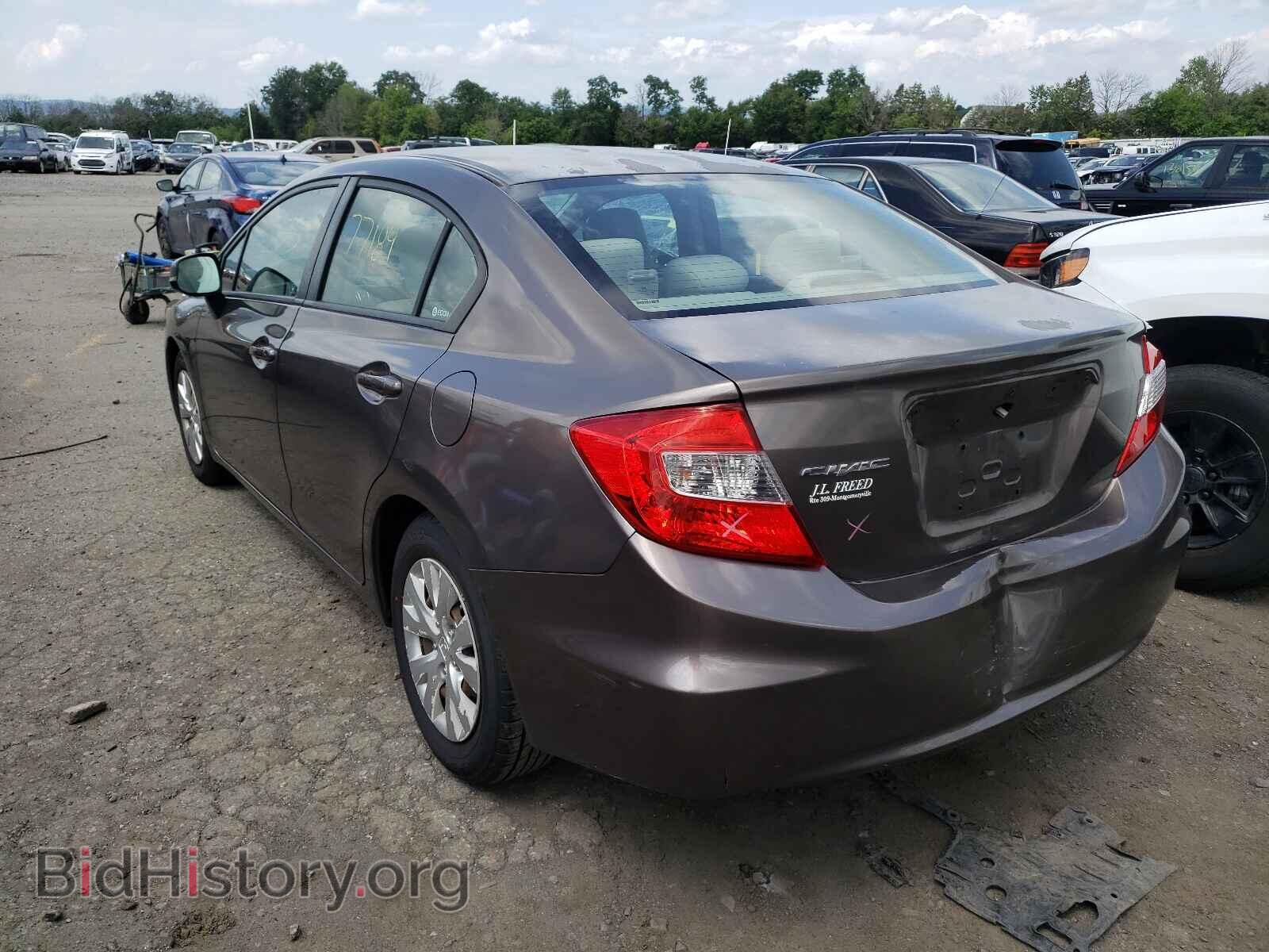 2012 HONDA CIVIC - VIN: 2HGFB2F59CH561656 - Фото 3