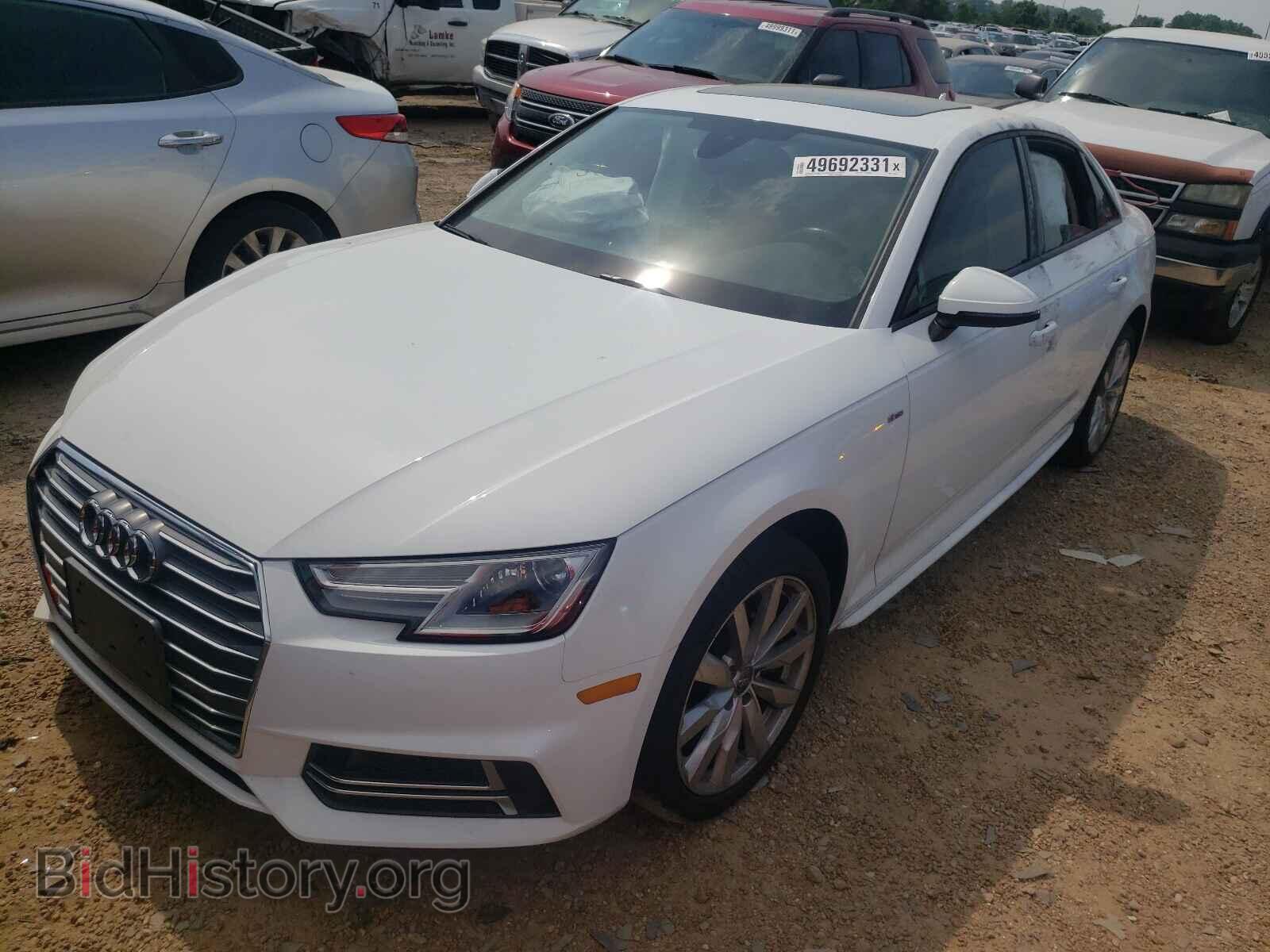 2018 AUDI A4 - VIN: WAUDNAF44JA123957 - Фото 2
