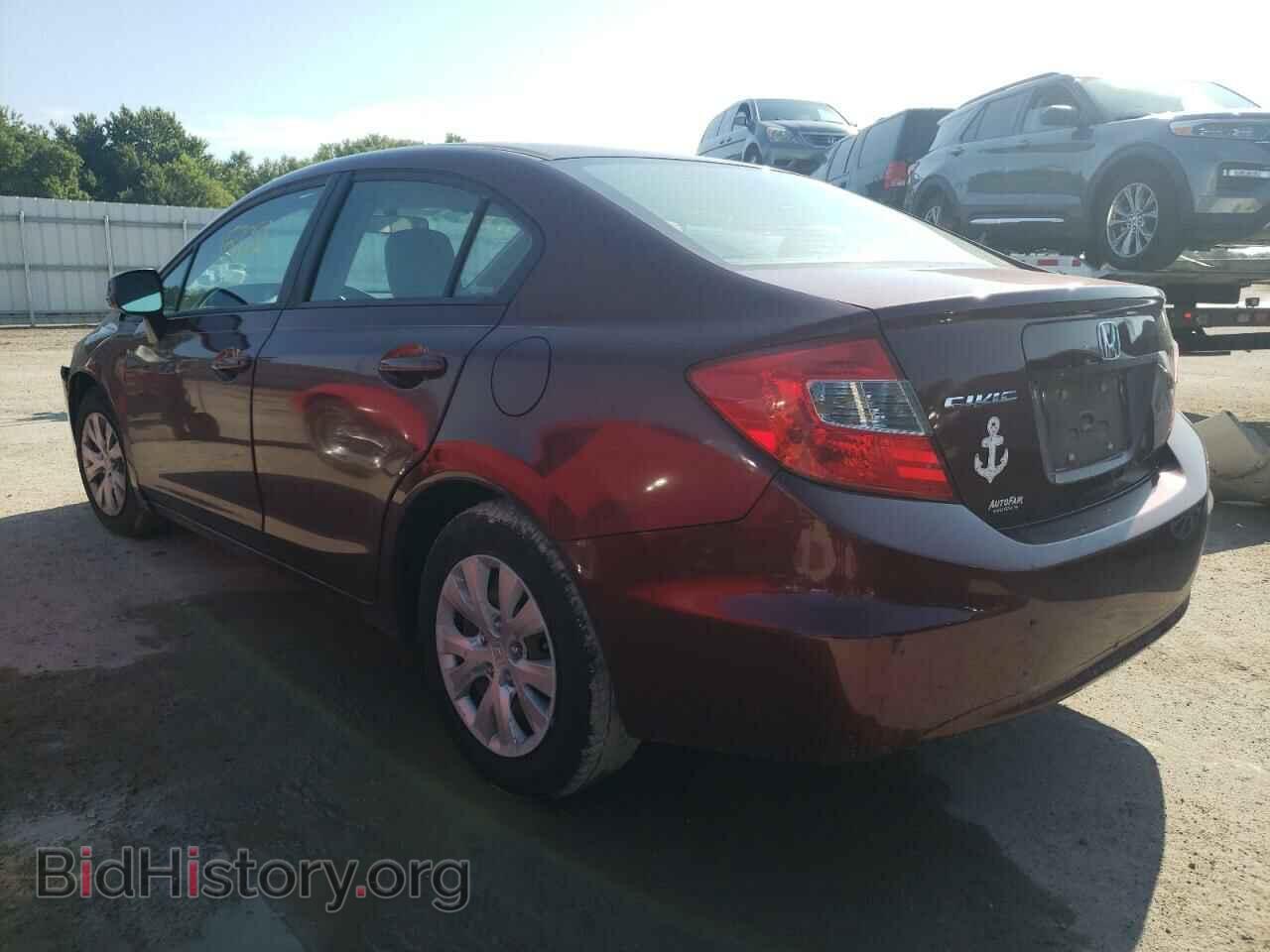 2012 HONDA CIVIC - VIN: 2HGFB2F59CH604652 - Фото 3
