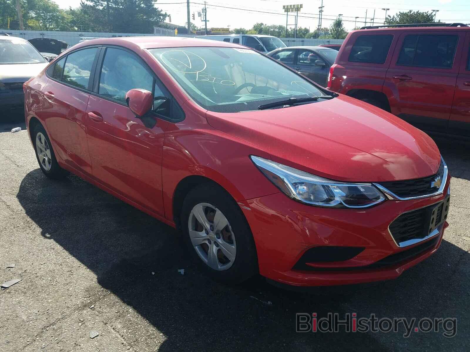 Photo 1G1BC5SM9G7283604 - CHEVROLET CRUZE 2016