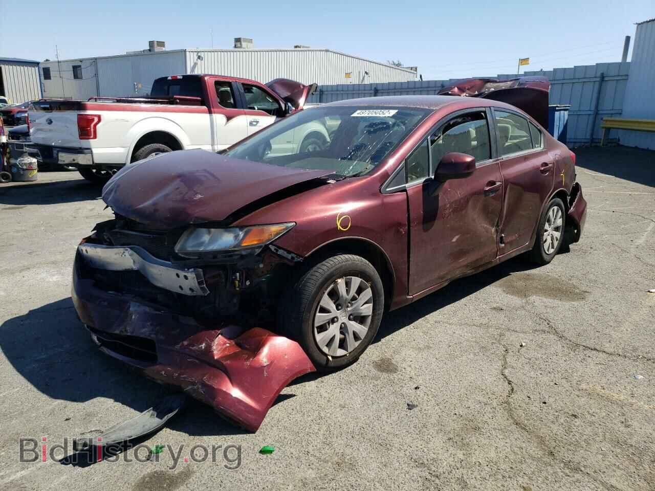 2012 HONDA CIVIC - VIN: JHMFB2F50CS003054 - Photo 2