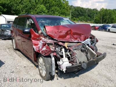 2012 Toyota SIENNA SIENNA XLE, red — VIN 5TDDK3DC7CS046556, Copart