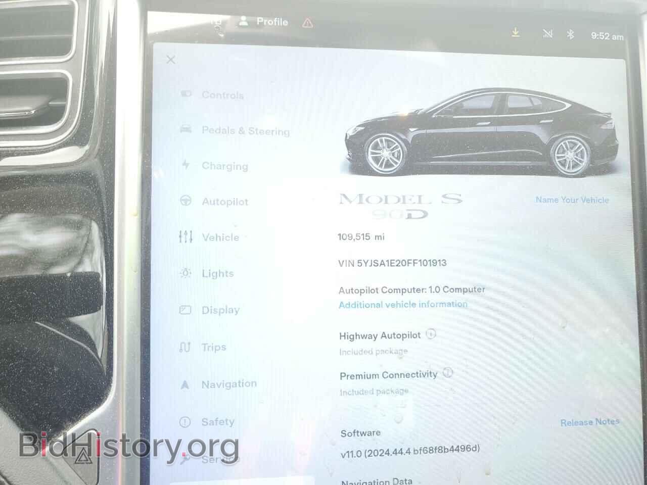 2015 TESLA MODEL S - VIN: 5YJSA1E20FF101913 - Photo 9