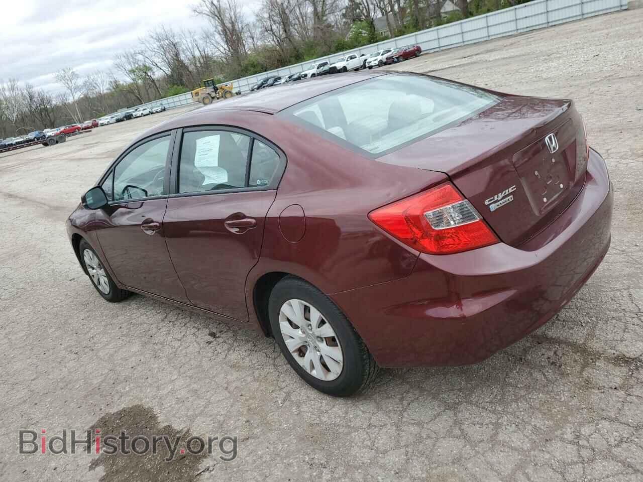2012 HONDA CIVIC - VIN: 2HGFB2F55CH531652 - Фото 2
